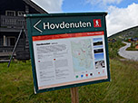 Der Weg zum Hovdenuten ist beschildert...