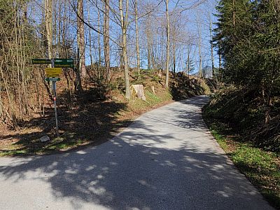 Hier halten wir uns rechts... 