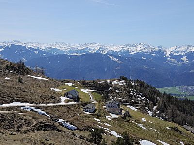 Blick zurück zur Buchackeralm