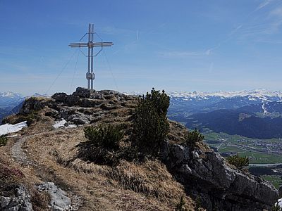 Das Gipfelkreuz des Hundsalmjochs