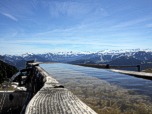 Der Ausblick nach Südosten von der Daxerhütte