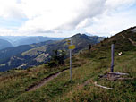 Blick zurück zum Aufstiegsweg