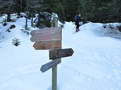 weiter zur Brogles Hütte.
