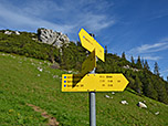 ...und schlagen den Weg zur Schönfeldhütte ein
