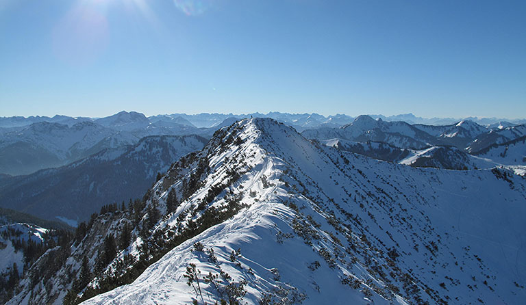 Jägerkamp (1746 m) als Skitour
