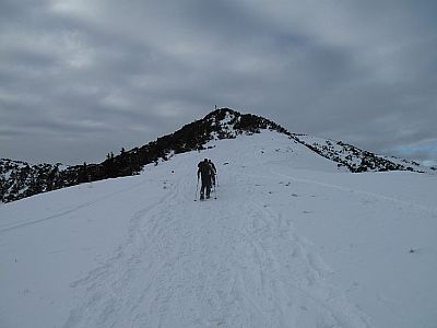 Das Gipfelkreuz rückt unaufhaltsam näher