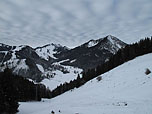 Rückblick zum winterlichen Spitzingsee