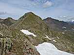 Blick zurück zum Vorgipfel