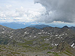 Der Blick zu den Dolomiten ist leider nicht ungetrübt