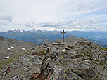 Wir verabschieden uns vom Gipfel der Jakobsspitze...