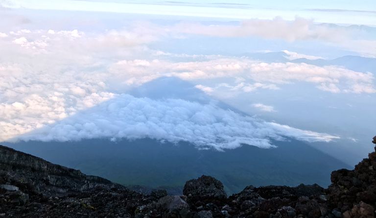 Fuji-san (3776 m), auch Fujiyama oder Fuji