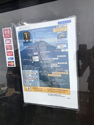 Eine Übersicht, wie viele Hütten wir während des Aufstiegs passieren