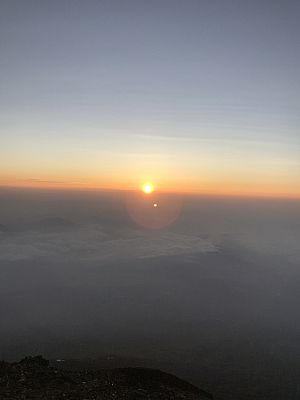 Sonnenaufgang am Fuji-san