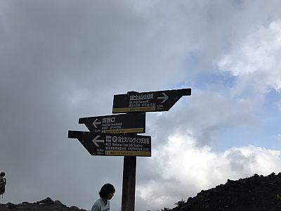 Die Wege sind stets gut beschildert...