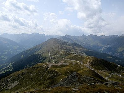 Der Blick nach Westen zum Fleckner