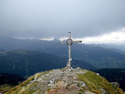 Das Gipfelkreuz der Jaufenspitze