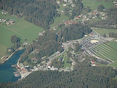 Parkplatz am Ufer des Königssee