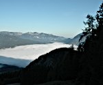 Unter den Wolken liegt Berchtesgarden