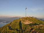 Sonnenaufgang am Jochberggipfel