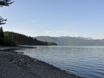 Das Kiesufer des Walchensees