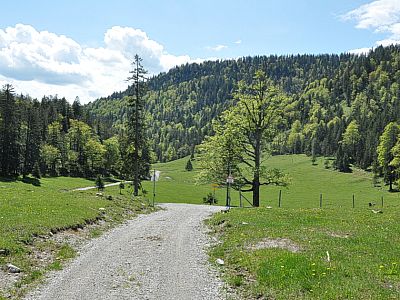 ...der wir rechts nach Süden ein Stück folgen.