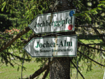 Jochberg und Jocheralm sind bereits ausgeschildert