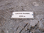 Es folgt die Große Rampe, ...