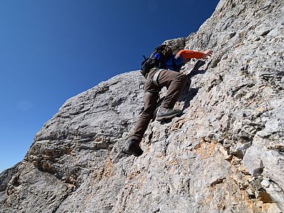 Die Schlüsselstelle bildet ...