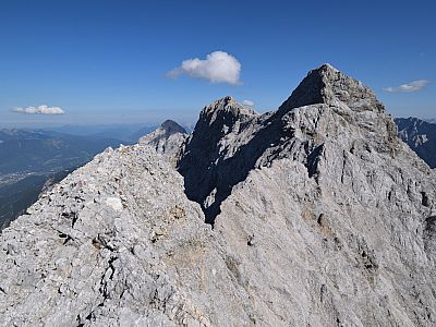 Die Innere Höllentalspitze rückt näher...