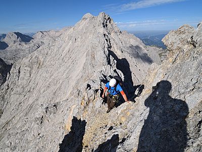 ... ist der Grat zu keinem Zeitpunkt langweilig.