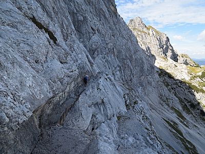 Durch die Nordwand der Alpspitze... 