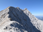 Der Blick zurück zur Zugspitze