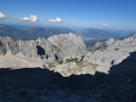 Der Ausblick ins Höllental