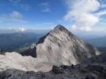 Die Grießkarscharte vor der Alpspitze