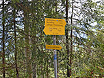 Dort biegen wir rechts Richtung Juffinger Jöchl ab