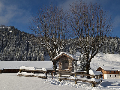 Das Marterl an der Falkenmoosalm