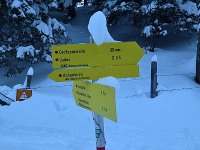 Der Juifen ist hier ausgeschildert