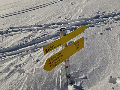 Wir sind noch richtig, bei gutem Wetter ist es aber auch schwierig hier vom Weg abzukommen