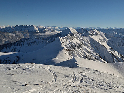Der Ausblick nach Süden