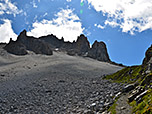 ...und steuern auf die Schlicker Seespitze zu