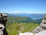 Blick über Seefeld Richtung Wettersteingebirge