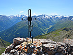 Gipfelkreuz der Schlicker Seespitze