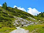 Unterhalb der Adolf-Pichler-Hütte