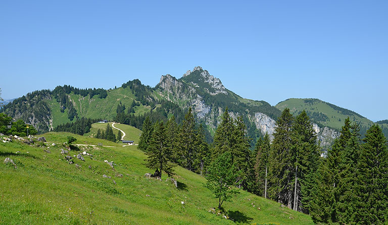 Kampenwand (1664 m) ab der Hochplattenbahn via Kampenwandsteig