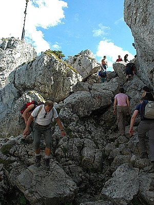 Weitere Klettereien...