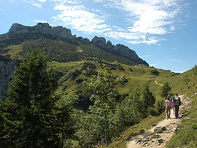 ...Kampenwand sichtbar