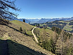 Blick hinunter zur Wildbachlalm