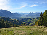 Blick über Kufstein aufs Inntal