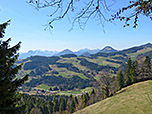 Blick auf die Bayerischen Voralpen
