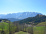 Blick zum Kaisergebirge